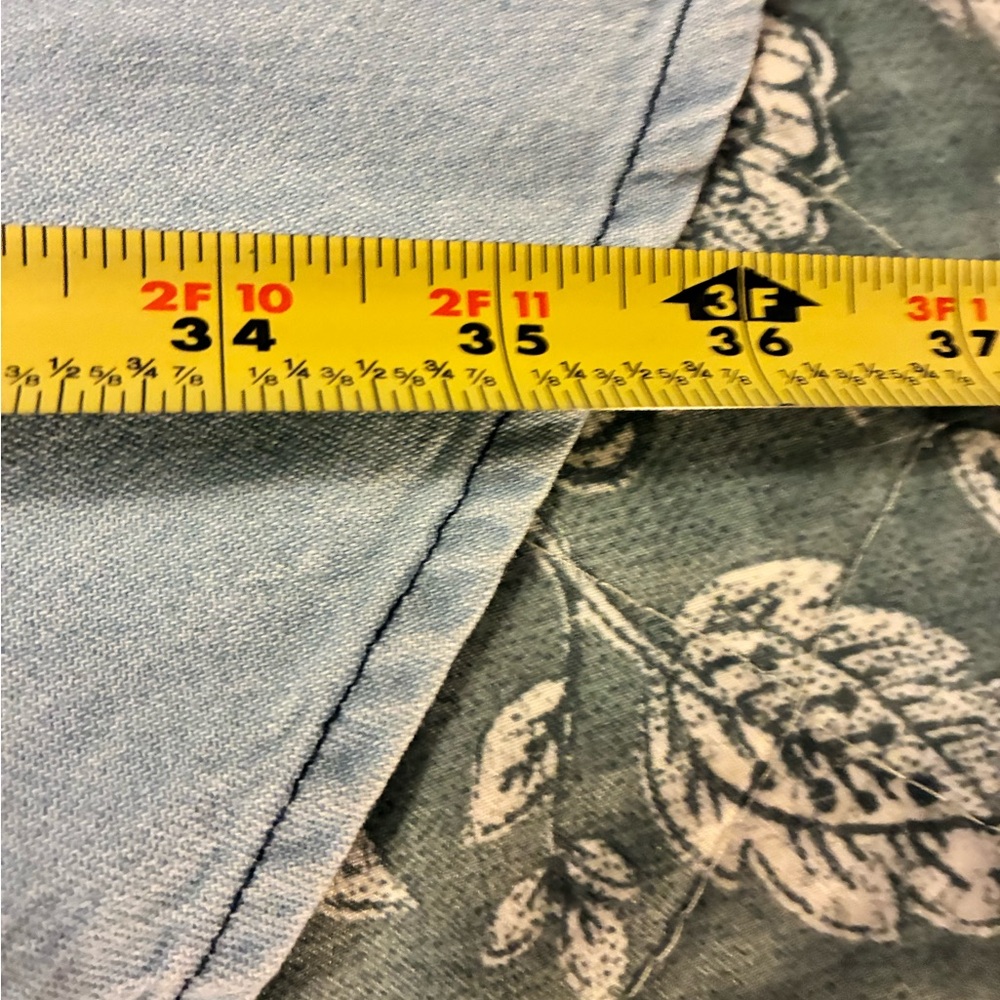 Light Blue Lace-Up Denim Dress (M) Tag Is Not Readable Newly Dry Cleaned - Picture 4 of 6